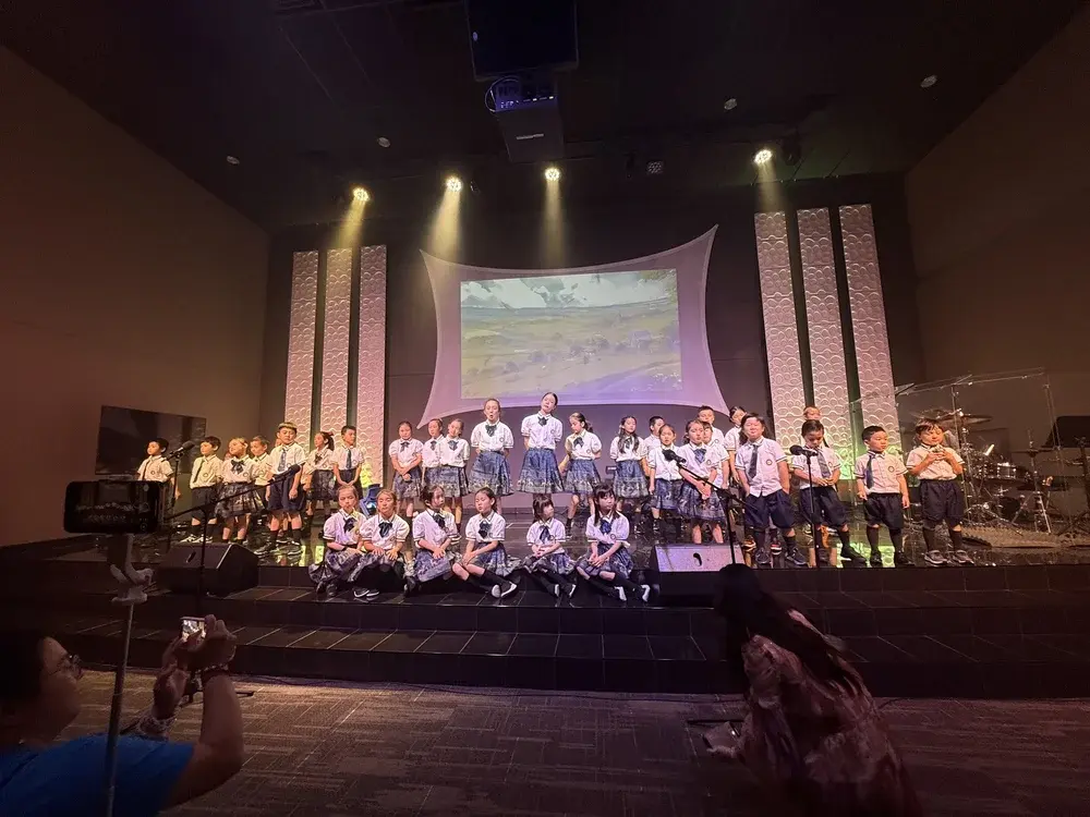 Morning Star students together on stage
